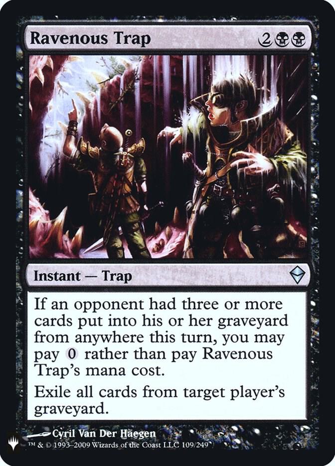 Ravenous Trap 109 card from The List Reprints
