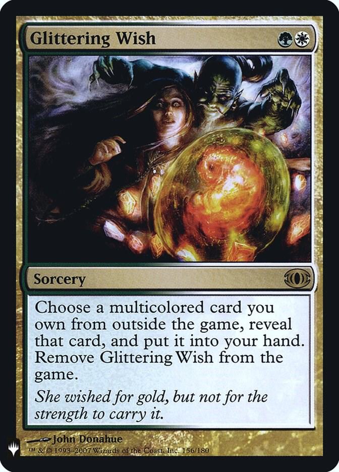 Glittering Wish 156 card from The List Reprints