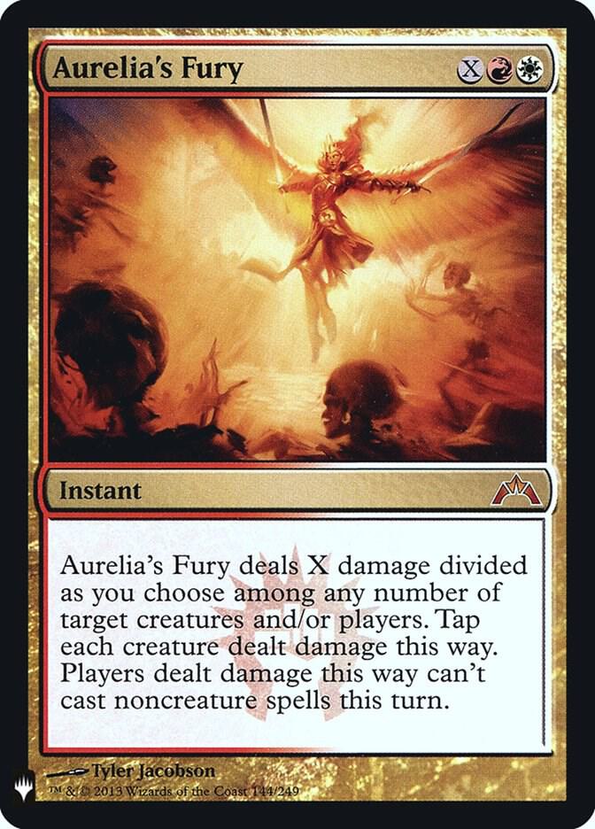 Aurelia's Fury 144 card from The List Reprints