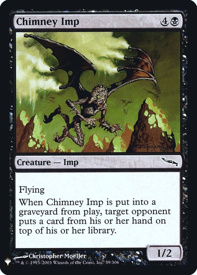 Chimney Imp 59 card from The List Reprints