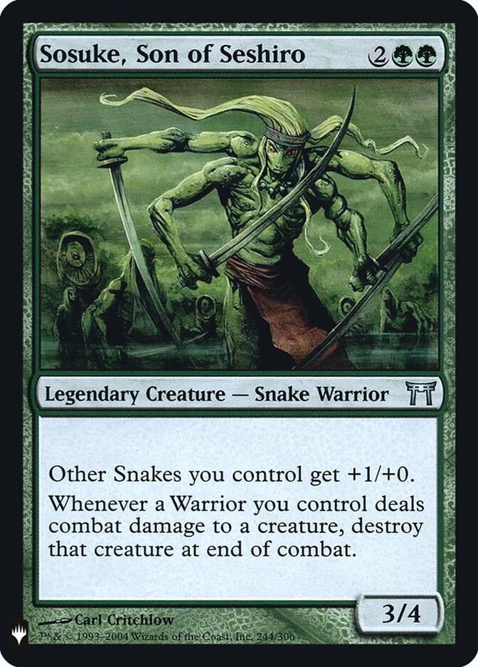 Sosuke, Son of Seshiro 244 card from The List Reprints