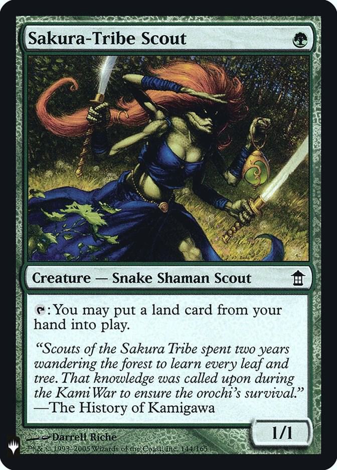 Sakura-Tribe Scout 144 card from The List Reprints