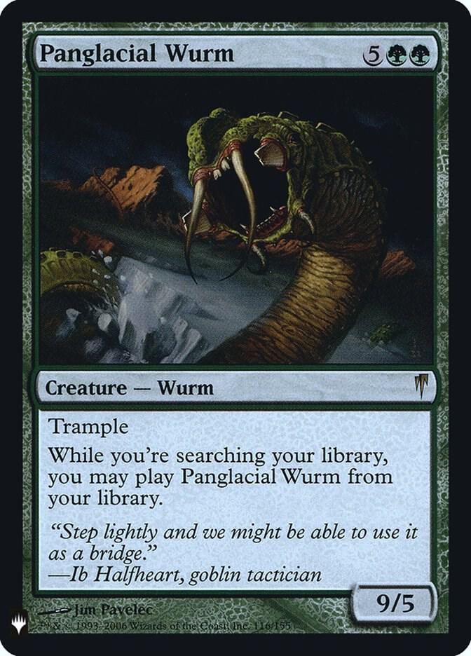 Panglacial Wurm 116 card from The List Reprints
