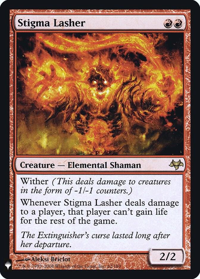 Stigma Lasher 62 card from The List Reprints