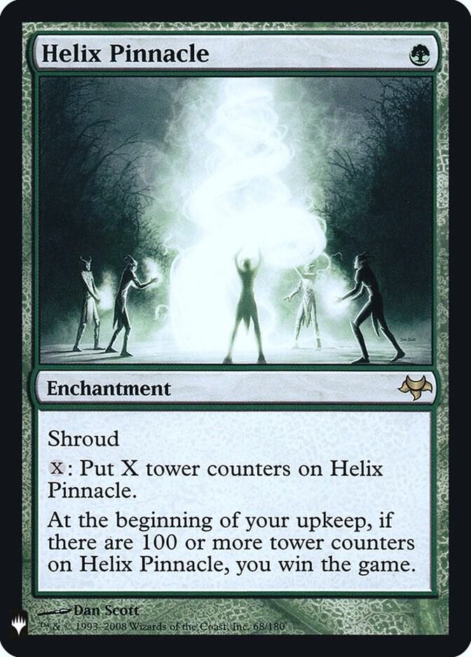 Helix Pinnacle 68 card from The List Reprints