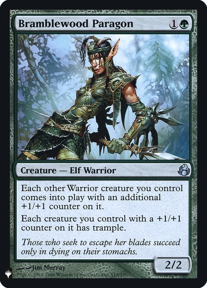 Bramblewood Paragon 115 card from The List Reprints