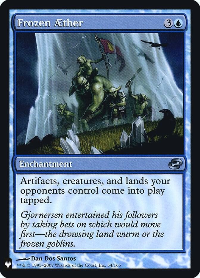 Frozen Aether 54 card from The List Reprints
