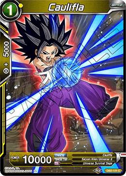 Caulifla DB2-101 card from Draft Box 05 - Divine Multiverse