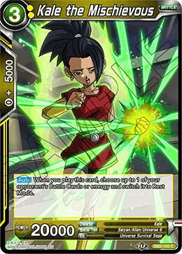 Kale the Mischievous DB2-103 card from Draft Box 05 - Divine Multiverse