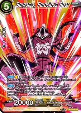 Bergamo, Ferocious Roar DB2-108 card from Draft Box 05 - Divine Multiverse