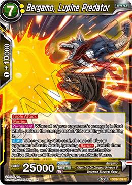 Bergamo, Lupine Predator DB2-109 card from Draft Box 05 - Divine Multiverse