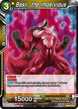 Basil, the Impervious DB2-112 card from Draft Box 05 - Divine Multiverse