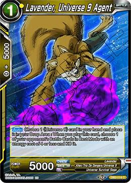 Lavender, Universe 9 Agent DB2-114 card from Draft Box 05 - Divine Multiverse
