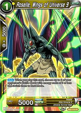Roselle, Wings of Universe 9 DB2-116 card from Draft Box 05 - Divine Multiverse