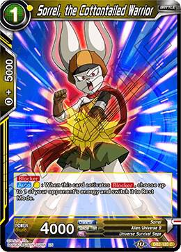 Sorrel, the Cottontailed Warrior DB2-120 card from Draft Box 05 - Divine Multiverse