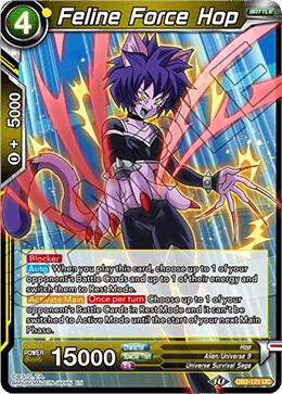 Feline Force Hop DB2-121 card from Draft Box 05 - Divine Multiverse