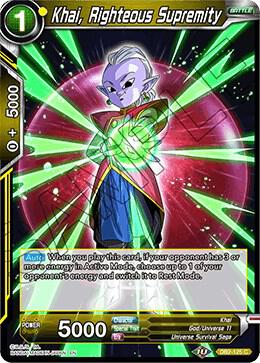 Khai, Righteous Supremity DB2-125 card from Draft Box 05 - Divine Multiverse