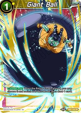 Giant Ball DB2-126 card from Draft Box 05 - Divine Multiverse