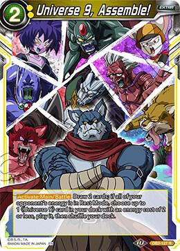 Universe 9, Assemble! DB2-127 card from Draft Box 05 - Divine Multiverse