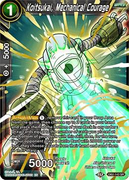 Koitsukai, Mechanical Courage DB2-143 card from Draft Box 05 - Divine Multiverse