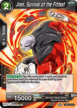 Jiren, Survival of the Fittest DB2-156 card from Draft Box 05 - Divine Multiverse