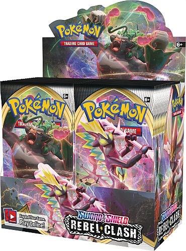 Rebel Clash Booster Box card from SWSH02: Rebel Clash