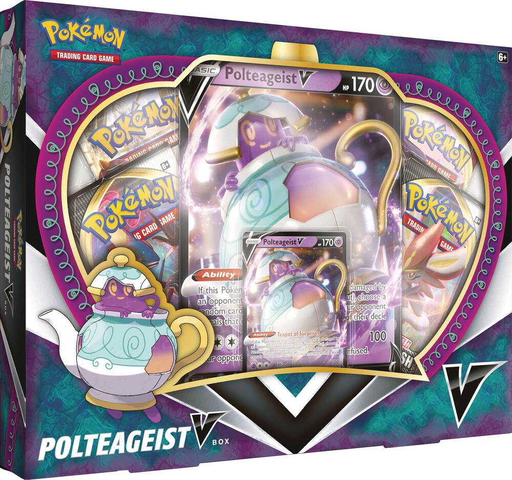 Polteageist V Box card from SWSH02: Rebel Clash