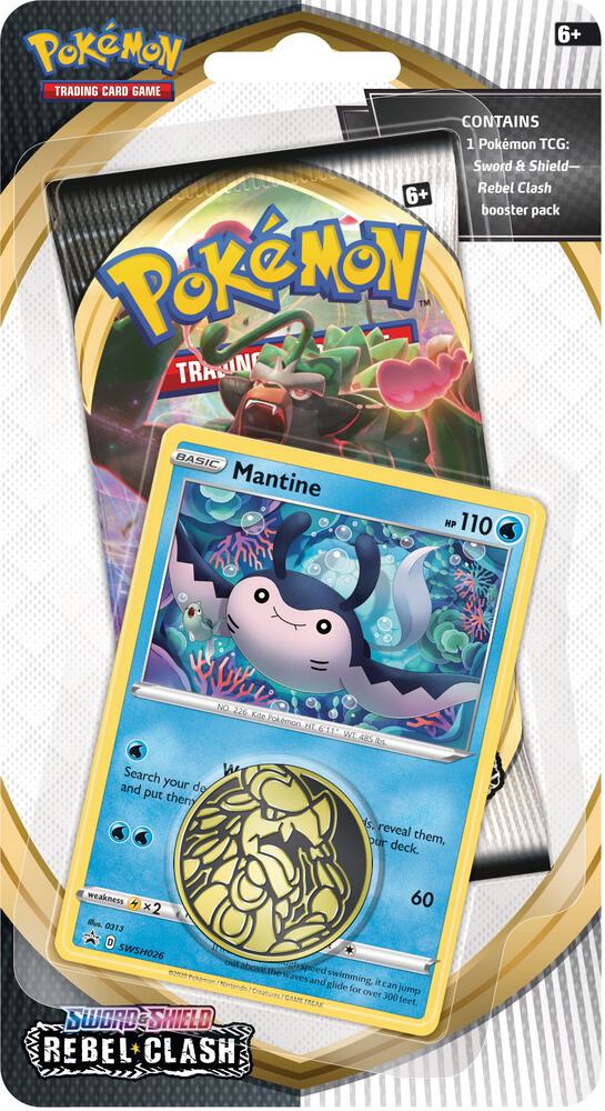 Rebel Clash Single Pack Blister [Mantine] card from SWSH02: Rebel Clash