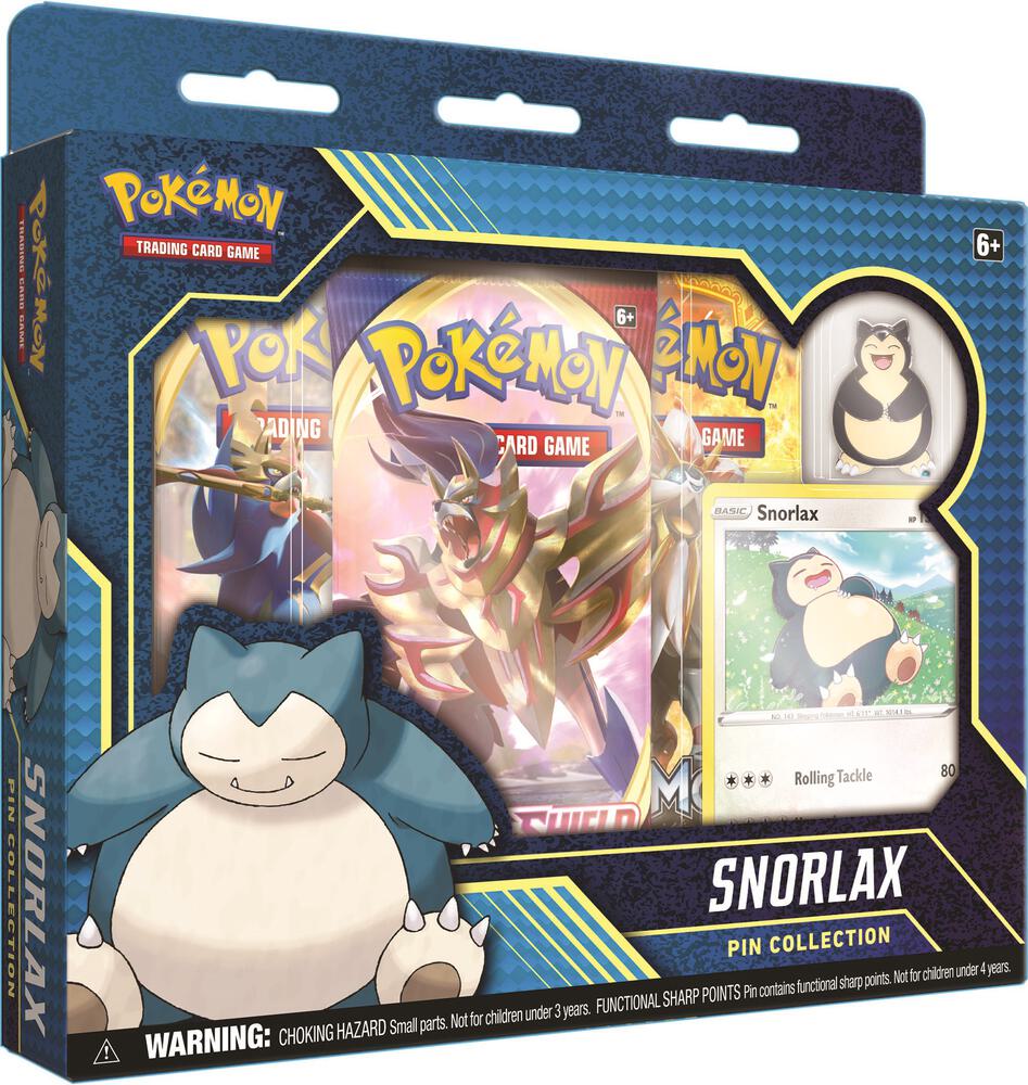 Snorlax Pin Collection card from SWSH01: Sword & Shield Base Set