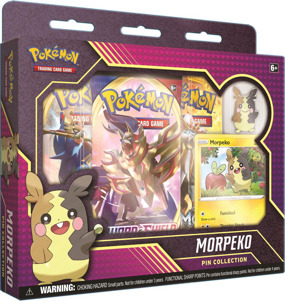 Morpeko Pin Collection card from SWSH01: Sword & Shield Base Set