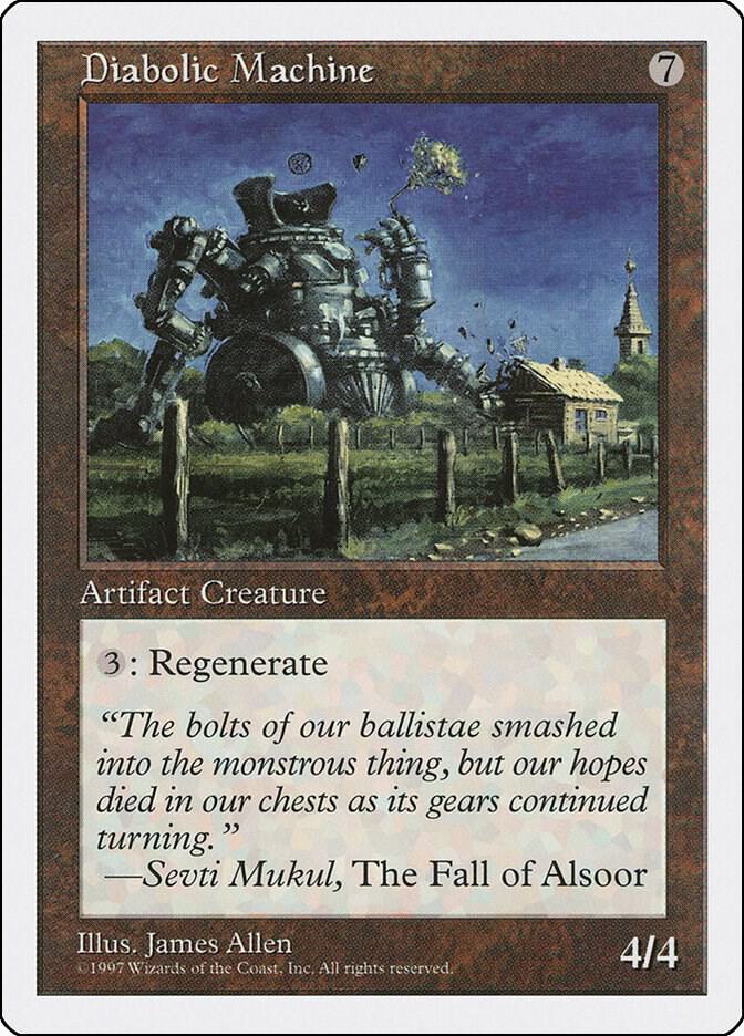 Diabolic Machine card from Fifth Edition