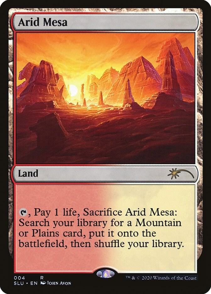 Arid Mesa 4 card from Secret Lair Series