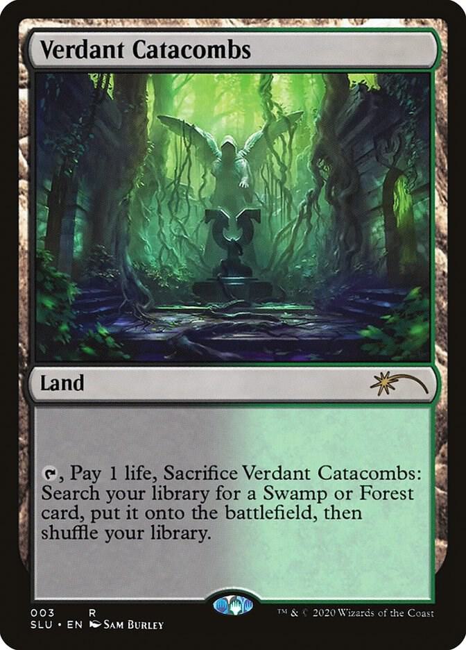 Verdant Catacombs 3 card from Secret Lair Series