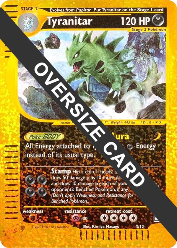 Tyranitar - 3/12 003/012 card from Jumbo Cards
