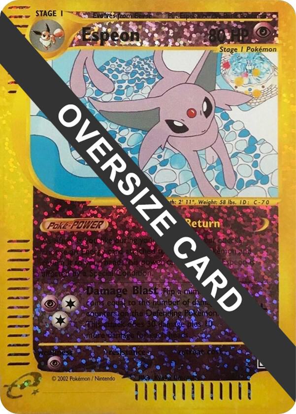 Espeon - 6/12 (Box Topper) 006/012 card from Jumbo Cards