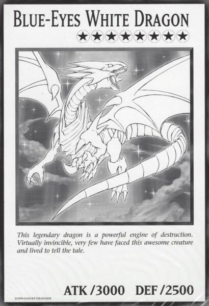Blue-Eyes White Dragon (Oversized) card from Duel Overload