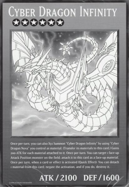 Cyber Dragon Infinity (Oversized) card from Duel Overload