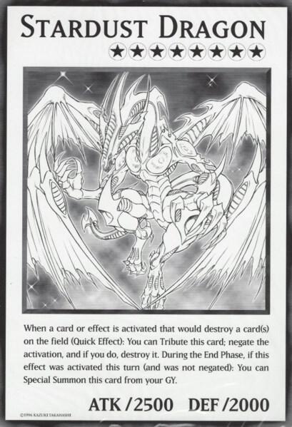 Stardust Dragon (Oversized) card from Duel Overload