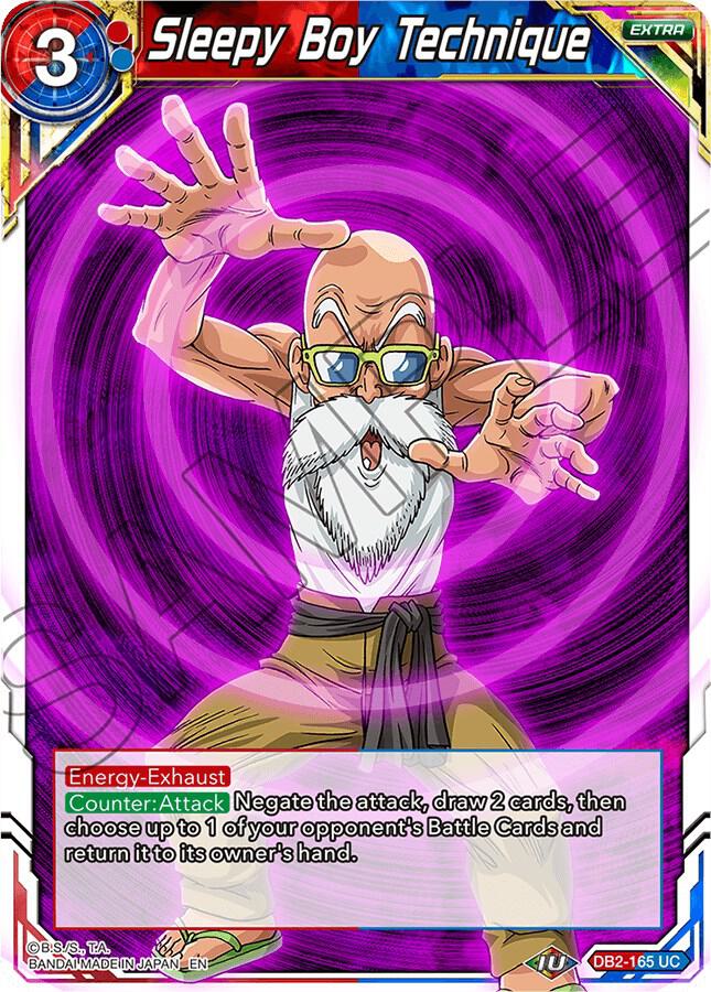 Sleepy Boy Technique DB2-165 card from Draft Box 05 - Divine Multiverse