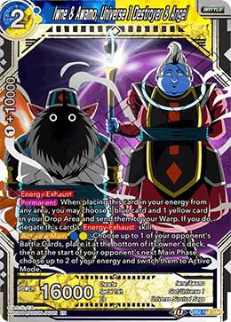 Iwne & Awamo, Universe 1 Destroyer & Angel DB2-168 card from Draft Box 05 - Divine Multiverse