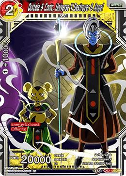 Quitela & Conic, Universe 4 Destroyer & Angel DB2-170 card from Draft Box 05 - Divine Multiverse