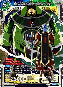 Mosco & Kampari, Universe 3 Destroyer & Angel DB2-172 card from Draft Box 05 - Divine Multiverse