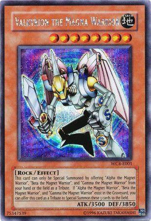 Valkyrion the Magna Warrior WC4-E001 card from World Championship 2004: GBA Promo