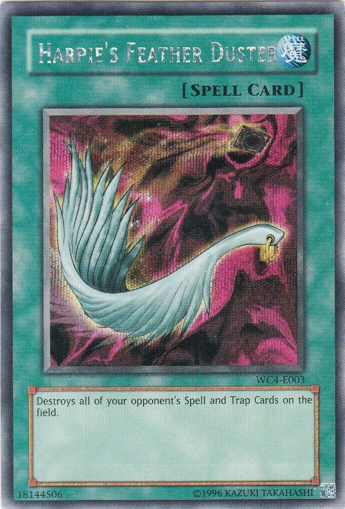Harpie's Feather Duster WC4-E003 card from World Championship 2004: GBA Promo