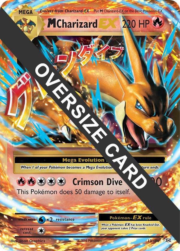 M Charizard EX - 13/106 (Form Y) 013/106 card from Jumbo Cards
