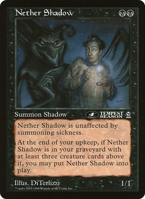Nether Shadow (4th Place) (Arena League) card from Oversize Cards
