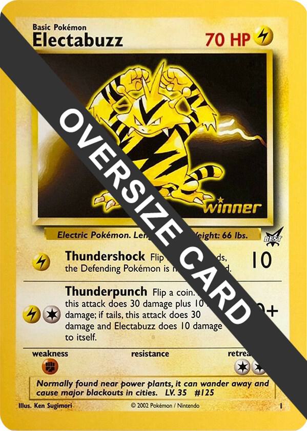 Electabuzz - 1 (Best of Game 1 Promo) 001 card from Jumbo Cards