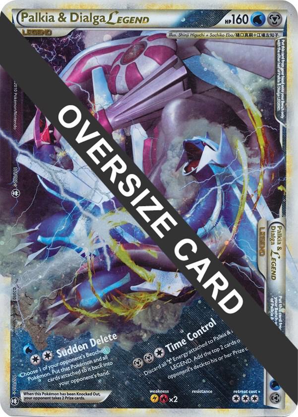 Palkia & Dialga Legends (Single Oversized Promo) 101/102 + 102/102 card from Jumbo Cards