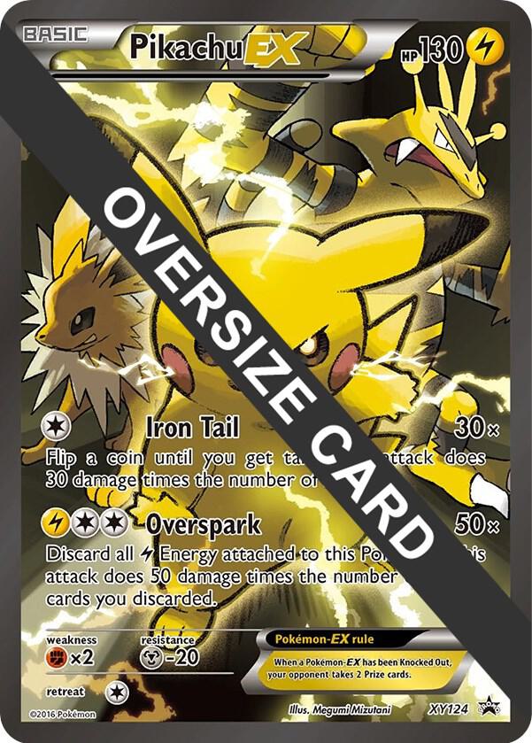 Pikachu EX XY124 card from Jumbo Cards