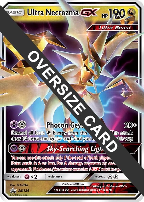 Ultra Necrozma GX SM126 card from Jumbo Cards